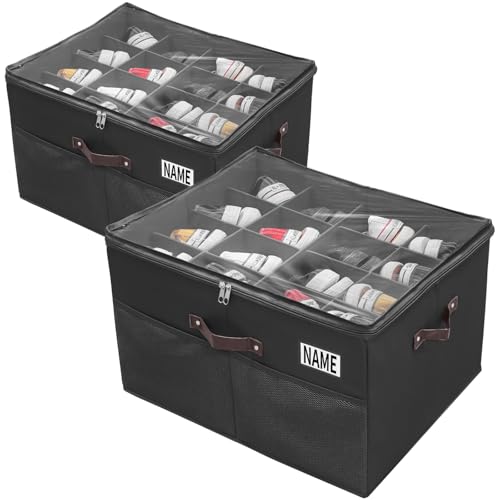 2 Pack Underbed Shoe Storage Organizer Boxes