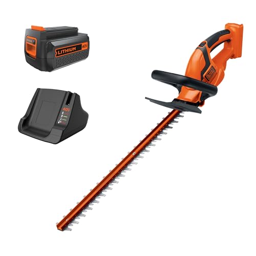 BLACK+DECKER 40V Cordless 24-Inch Hedge Trimmer