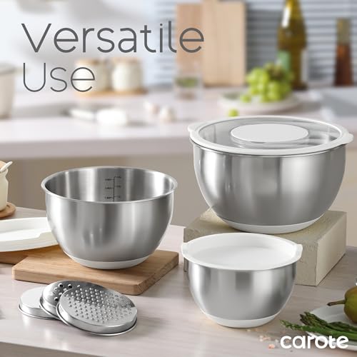 12-Piece CAROTE Mixing Bowls Set with Lids