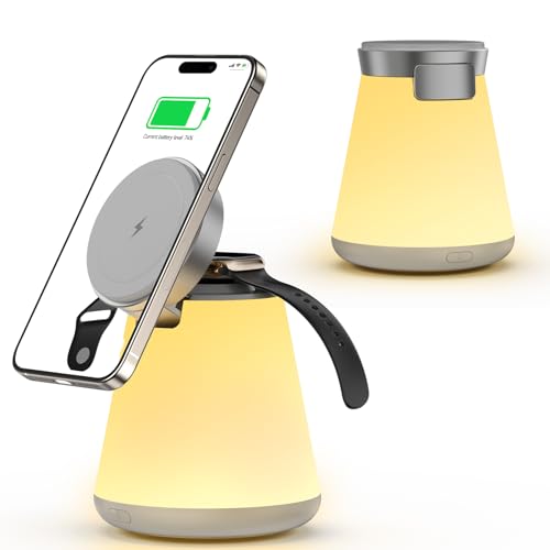 2 in 1 Magnetic Wireless Charging Station with Lamp