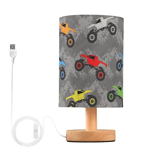 Monster Truck LED Table Lamp with USB Port