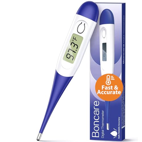 Boncare 10-Second Digital Oral Rectal Thermometer