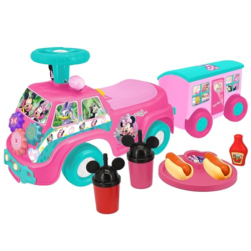 Kiddieland Minnie Mouse Camper Ride-On Toy for Toddlers