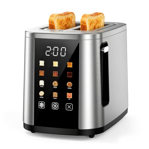 Touchscreen 2 Slice Toaster with Extra Wide Slots