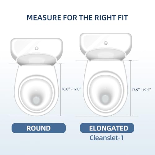 SmartWhale Bidet Toilet Seat, Elongated Non-Electric Bidet Seat, Dual-Nozzle, Rear/Feminine Wash, Adjustable Water Pressure, Easy Installation, Quiet Close, Cleanslet-1