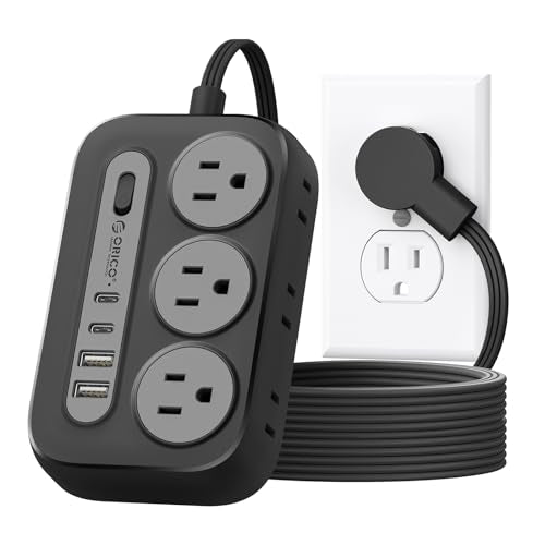 ORICO 10 Ft Surge Protector Power Strip with USB