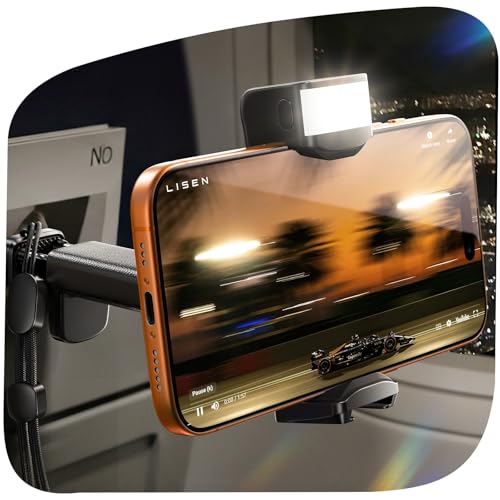 LISEN Airplane Phone Holder Travel Essentials Mount