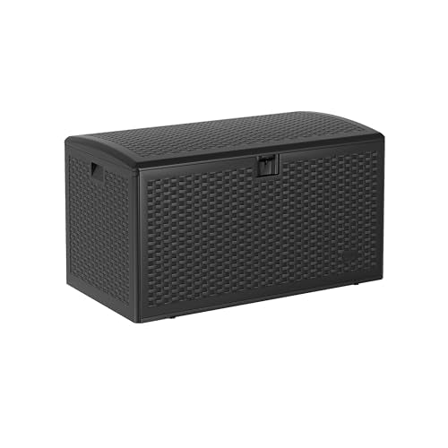 73 Gallon Waterproof Lockable Resin Deck Box