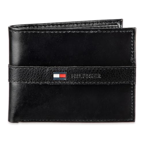 Tommy Hilfiger Slim Bifold Leather Wallet with ID