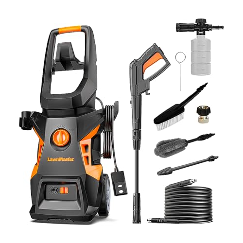 LawnMaster 2300 PSI Electric Pressure Washer with Foam Cannon