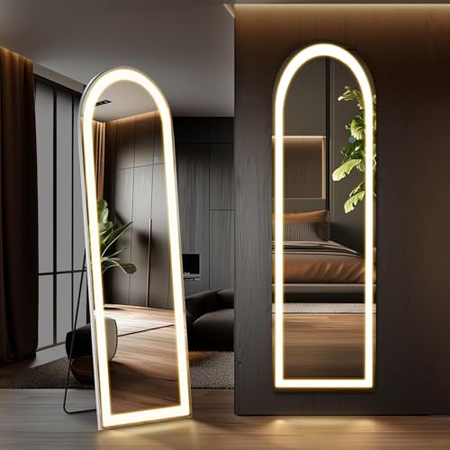 Elevon Dimmable LED Full Length Floor Mirror