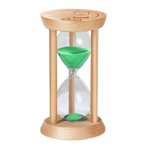 3 Minute Wooden Hourglass Sand Timer
