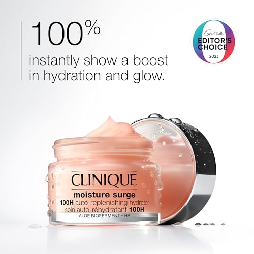 Clinique Moisture Surge 100H Auto-Replenishing Hydrator Face Moisturizer, 0.5 fl. oz.