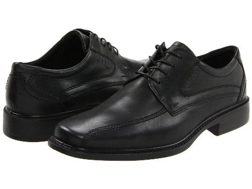 ECCO Men's New Jersey Tie Oxford,Black,44 EU (US Men's 10-10.5 M)