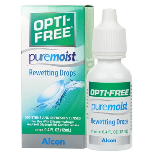Opti-Free Puremoist Contact Lens Rewetting Drops 12mL