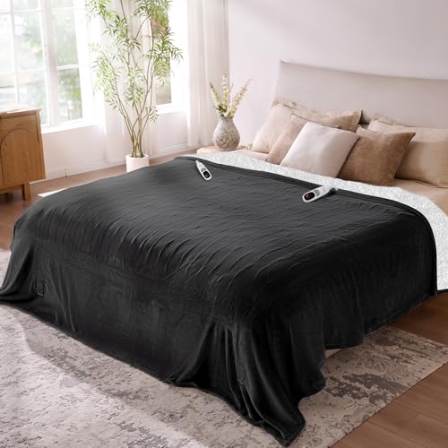 King Electric Heated Blanket with Dual Controls