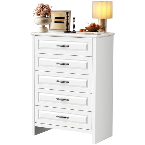 5-Drawer Solid Wood Farmhouse Dresser