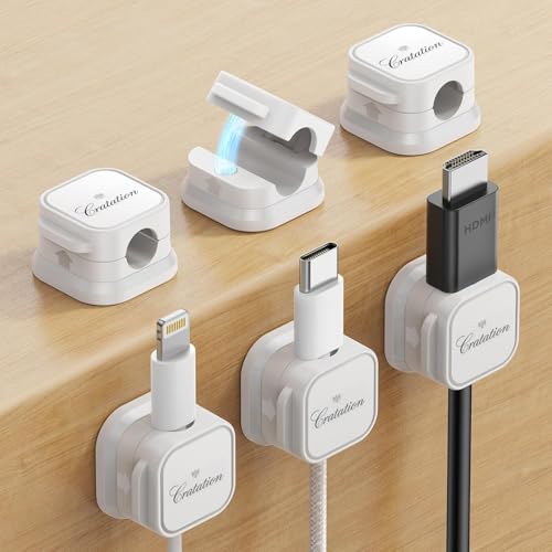 6 Pack Magnetic Cable Organizer Clips