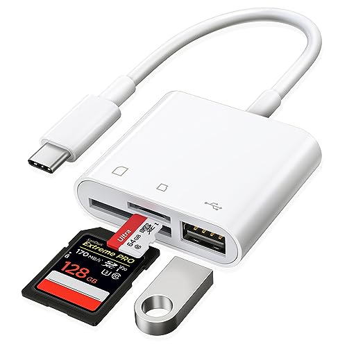 USB-C SD MicroSD Card Reader Adapter