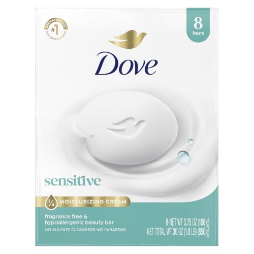 8 Bar Dove Sensitive Skin Fragrance Free Soap