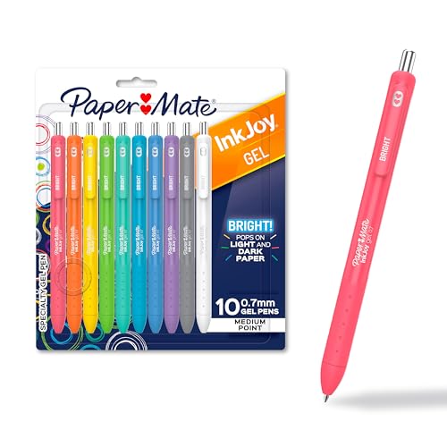 10 Count Paper Mate InkJoy Retractable Gel Pens