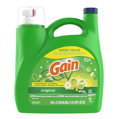 107 Loads Gain Liquid Laundry Detergent with Febreze