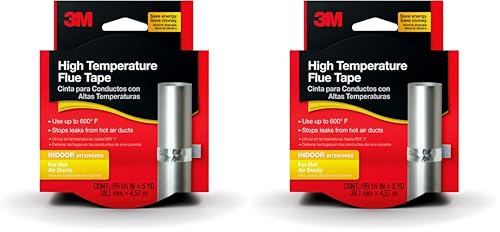 2 Pack 3M High Temperature Flue Tape