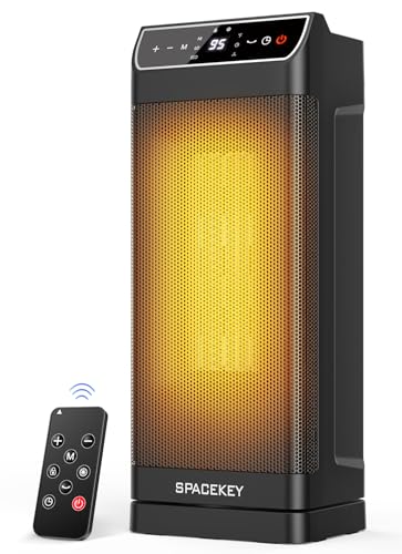 1500W Oscillating Electric Space Heater with Thermostat