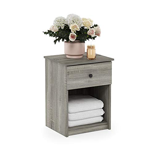 Furinno Single Drawer Bedside Nightstand