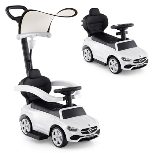 Mercedes Benz 3-in-1 Toddler Push Ride-On Car