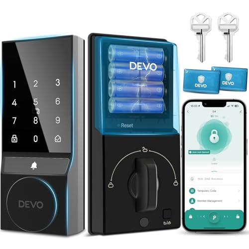 Devo Bluetooth Smart Lock with Keyless Entry