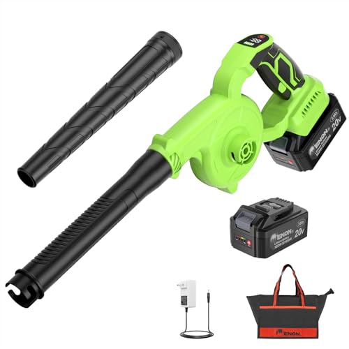 Cordless Brushless Electric Leaf Blower with Battery Charger