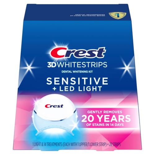 14 Treatment Crest Sensitive Whitestrips with LED Light