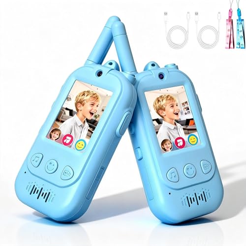 Kids Video Walkie Talkies with Screen and Voice Changer