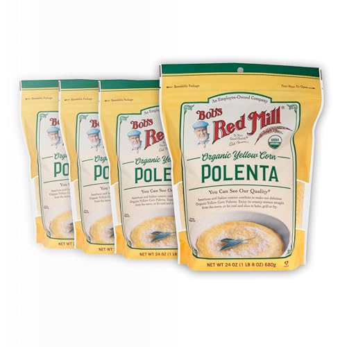 4 Pack Bob's Red Mill Organic Corn Grits Polenta (Kehilla Kosher Pareve)