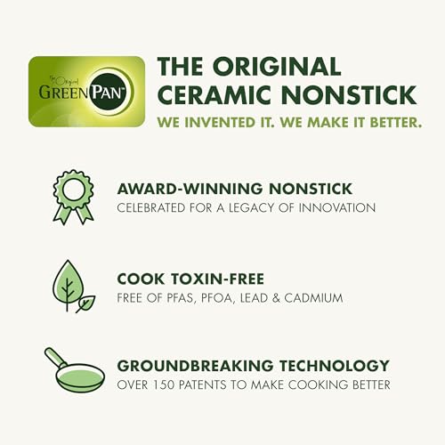 GreenPan 3-Piece Hard Anodized Fry Pan Set