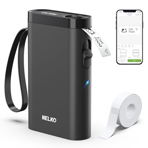 Nelko Bluetooth Wireless Mini Label Maker Machine