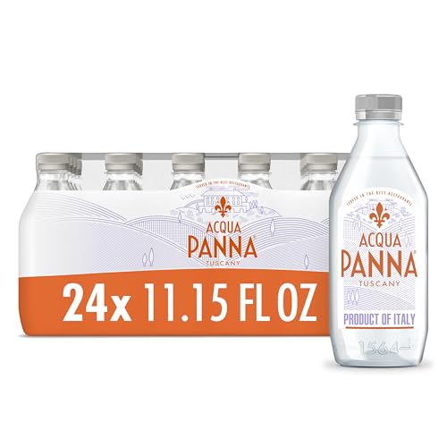 24 Pack Acqua Panna Natural Spring Water Bottles