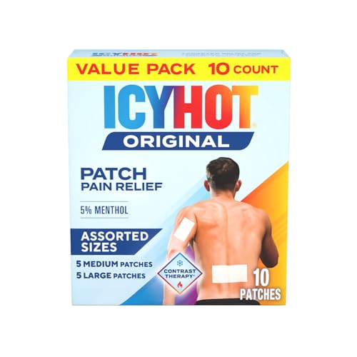 10 Pack Icy Hot Pain Relief Patches Variety