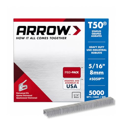 5000 Pack Heavy Duty T50 5/16-Inch Staples