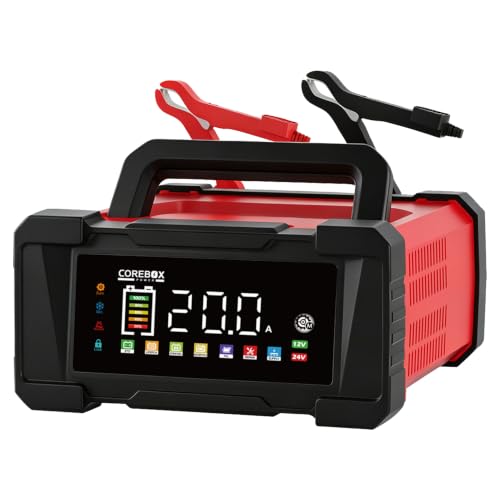 20-Amp 12V/24V Smart Car Battery Charger