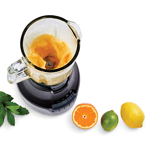 PowerXL Boost Blender, 4 Speed, 800 Watts, 48-oz Glass Jar, Black