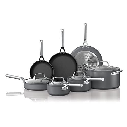 12 Piece Ninja Nonstick Hard-Anodized Cookware Set