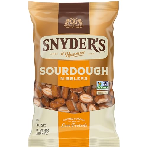 2 Bags of 16 Oz Snyder's of Hanover Sourdough Nibblers Pretzels (OU-D)