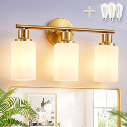 3-Light Modern Bathroom Vanity Light Fixture