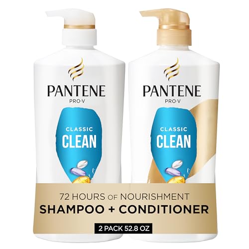 Pantene Classic Clean Shampoo and Conditioner Set 52.8oz