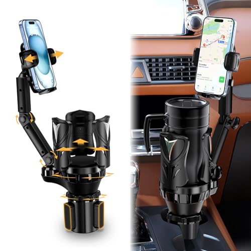 Adjustable Car Cup Holder Expander with Secure Grip