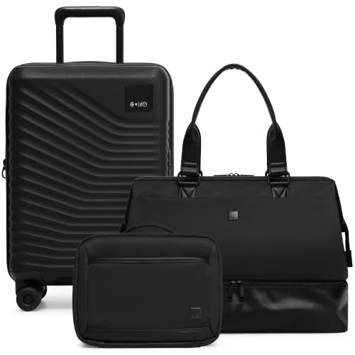 3 Piece Expandable Carry-On Luggage Set