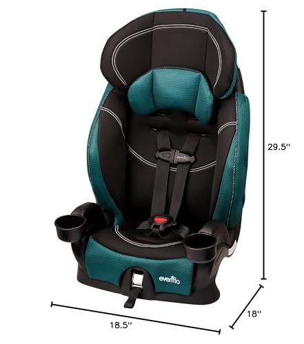 Evenflo Chase Booster Car Seat, Jubilee Design