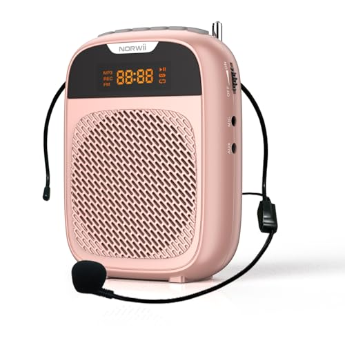 Rechargeable Bluetooth Voice Amplifier with Wired Microphone